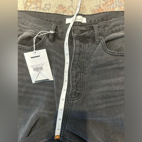 KanCan Distressed Ultra High Rise 90's Boyfriend Jeans Black Size 11/29 NWT - Picture 8 of 10